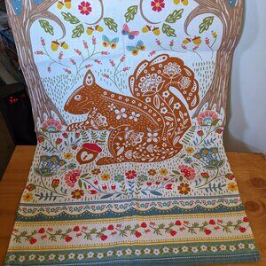 Ulster Weavers NWT Set of 2 Woodland Squirrel Tea Towels